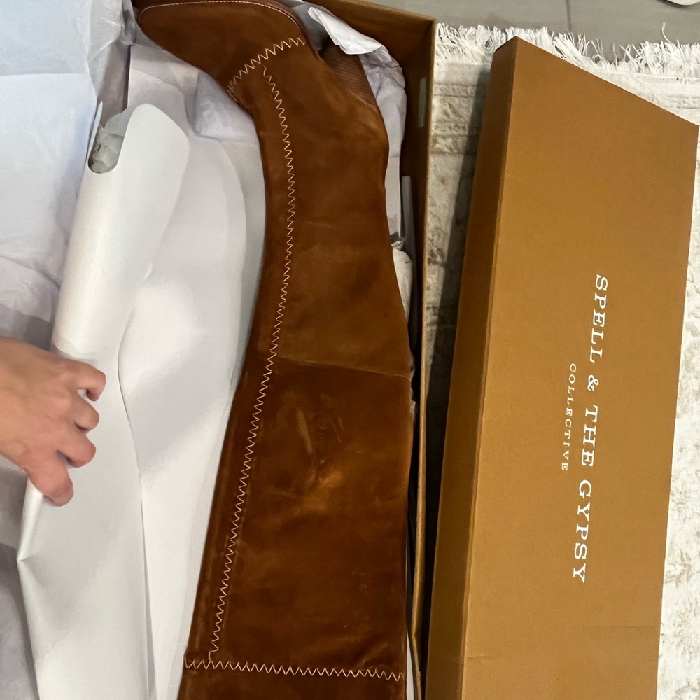 Spell Tan Zephyr Patchwork Boots
